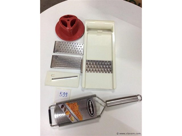 Mandoline + rasp - afbeelding 1 van  2