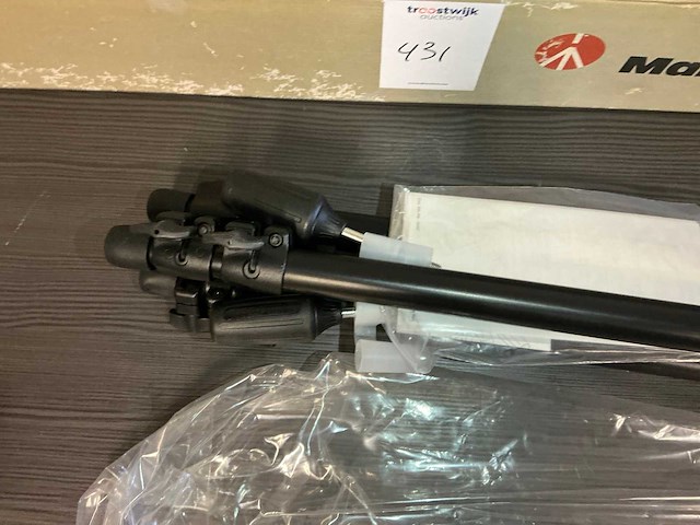 Manfrotto basic tripod 055xdb,804rc2 statief - afbeelding 4 van  6