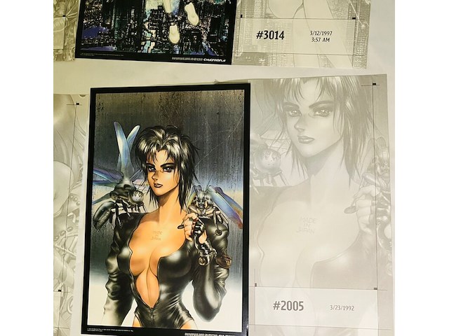 Manga masume shirow - lithografische kunstwerken - afbeelding 6 van  6