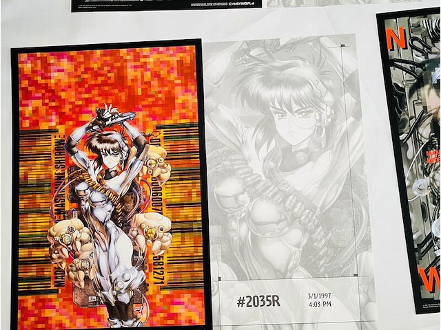 Manga masume shirow - lithografische kunstwerken - afbeelding 2 van  6