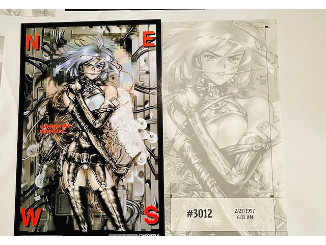 Manga masume shirow - lithografische kunstwerken - afbeelding 5 van  6