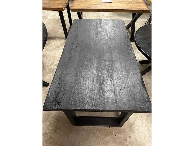 Mango boomstam 200x100 5 dik met spinpoot zwart - afbeelding 1 van  1