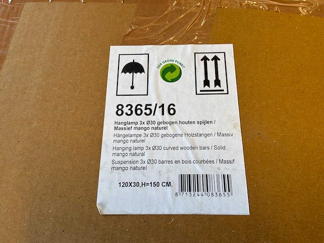 Mango hanglamp - afbeelding 4 van  5
