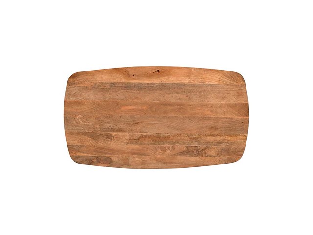 Mango massief 3 cm 240x110 deens ovaal verjongd - diningtable - afbeelding 2 van  2