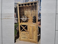 Mangohout bar kast, 2025 - afbeelding 1 van  3