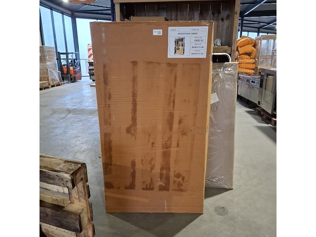 Mangohout bar kast 90x40x170, mango, 2026 - afbeelding 4 van  4