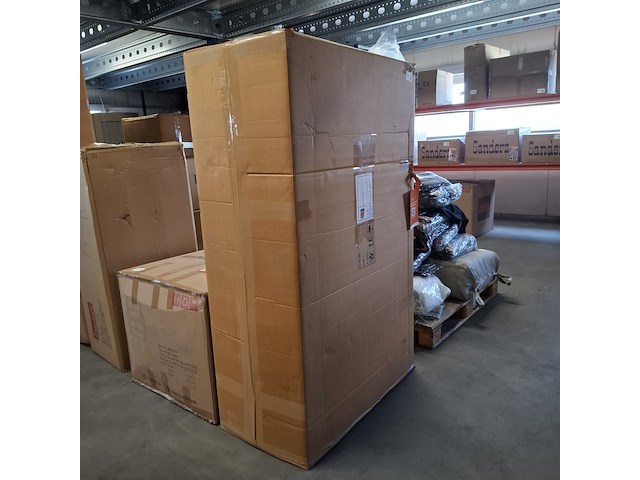 Mangohout dressoir met deuren (lade look), mango, 2025 - afbeelding 4 van  4