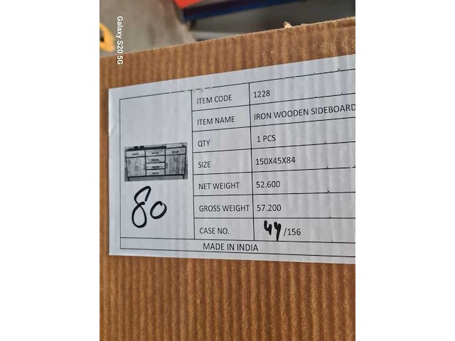 Mangohout kast, 2025 - afbeelding 2 van  4