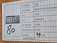 Mangohout kast, 2025 - afbeelding 2 van  4