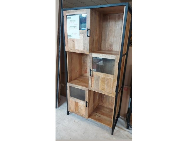 Mangohout kast vakkenkast, 2025 - afbeelding 1 van  4