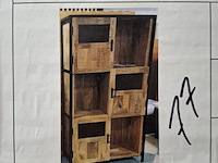 Mangohout kast vakkenkast, 2025 - afbeelding 2 van  4