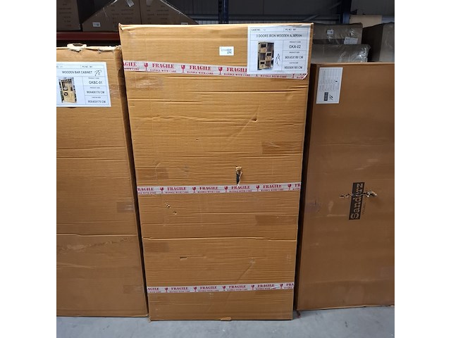 Mangohout kast vakkenkast, 2025 - afbeelding 4 van  4