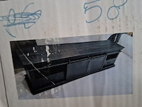 Mangohout tv meubel black line, black, 2025 - afbeelding 1 van  4