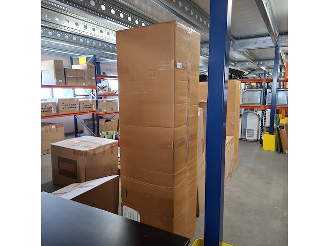 Mangohout tv meubel black line, black, 2025 - afbeelding 4 van  4