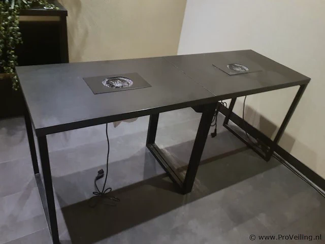 Manicure werktafel met ingebouwde spt inbouw afzuigunit 410 - afbeelding 1 van  5