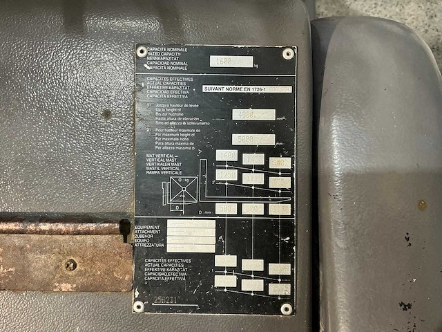 Manitou - 2007 - me316 - vorkheftruck - afbeelding 2 van  15