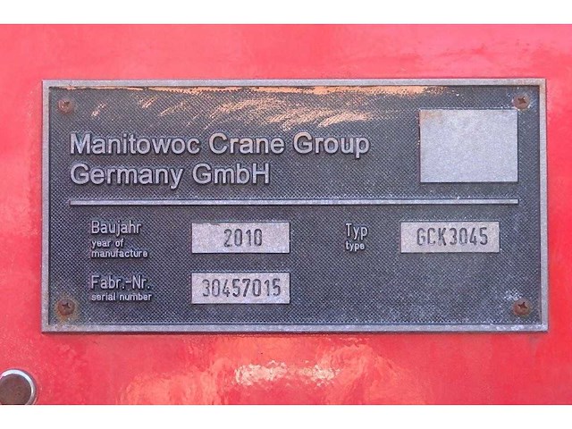Manitou grove - 2010 - gck 3045 - overige kranen - afbeelding 6 van  18