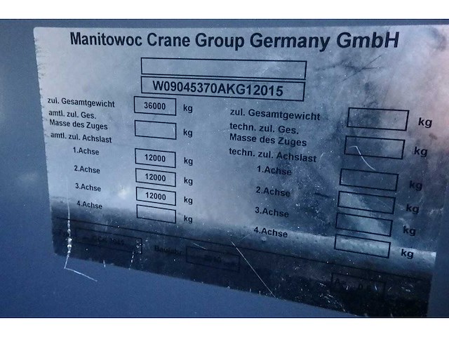 Manitou grove - 2010 - gck 3045 - overige kranen - afbeelding 7 van  18