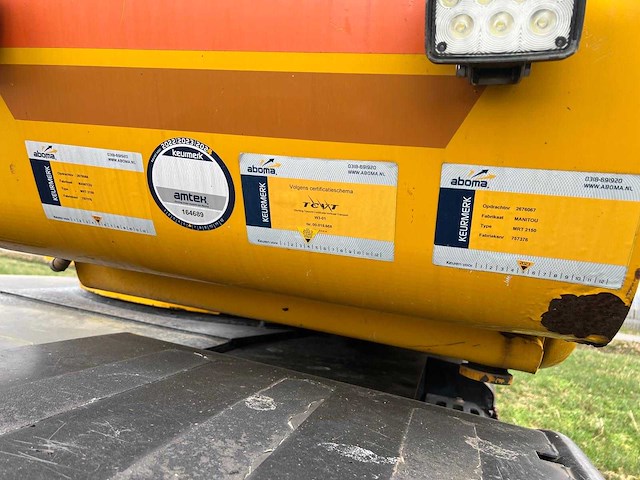 Manitou mrt 2150 privilege roterende verreiker 2008 - afbeelding 12 van  22