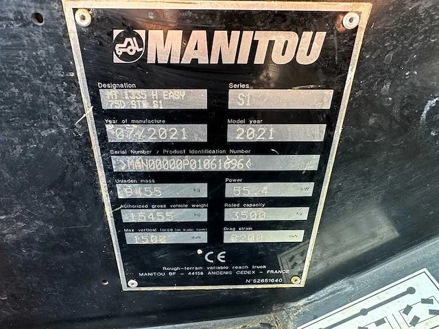 Manitou mt 1335 h easy 75d st5 i - afbeelding 6 van  15