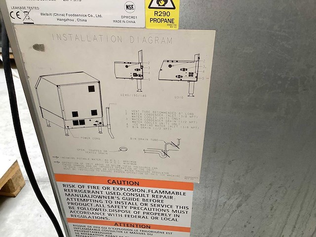 Manitowoc - ijsblokjesmachine - afbeelding 7 van  7