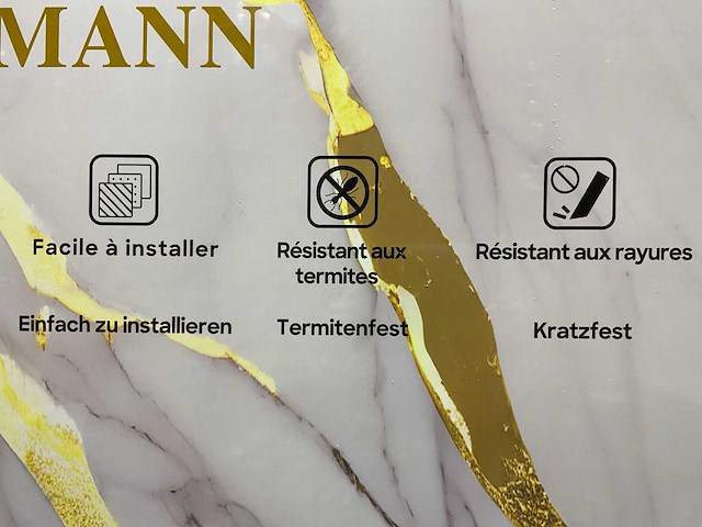 Mann - 30234 - 2600x1220x4 mm - douche & badwand - afbeelding 5 van  6