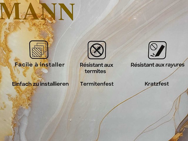 Mann - 30235 - 2600x1220x4 mm - douche & badwand - afbeelding 5 van  6