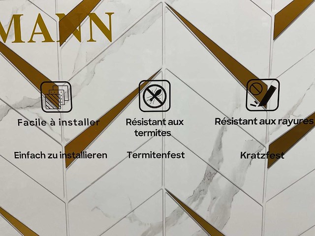 Mann - 30240 - 2600x1220x4 mm - douche & badwand - afbeelding 12 van  17