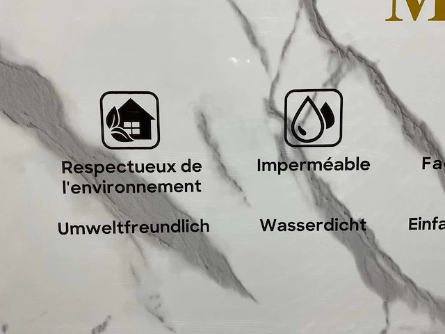 Mann 30162 2600x1220x4 mm douche & badwand - afbeelding 4 van  8