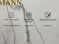 Mann 30228 260x122x40cm douche & badwand 4 panelen - afbeelding 6 van  8