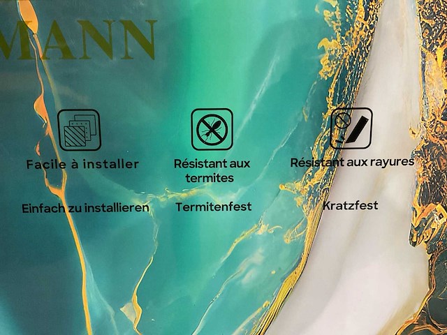 Mann 30232 260x122x40cm douche & badwand 4 panelen - afbeelding 12 van  17