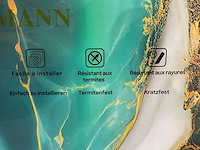 Mann 30232 260x122x40cm douche & badwand 4 panelen - afbeelding 12 van  17