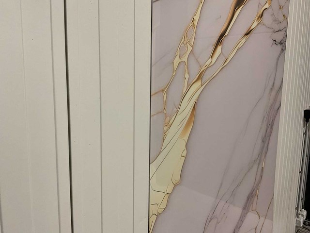 Mann 30233 260x122x40cm douche & badwand 4 panelen - afbeelding 6 van  19