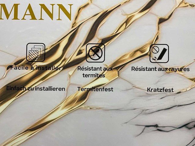 Mann 30233 260x122x40cm douche & badwand 4 panelen - afbeelding 14 van  19