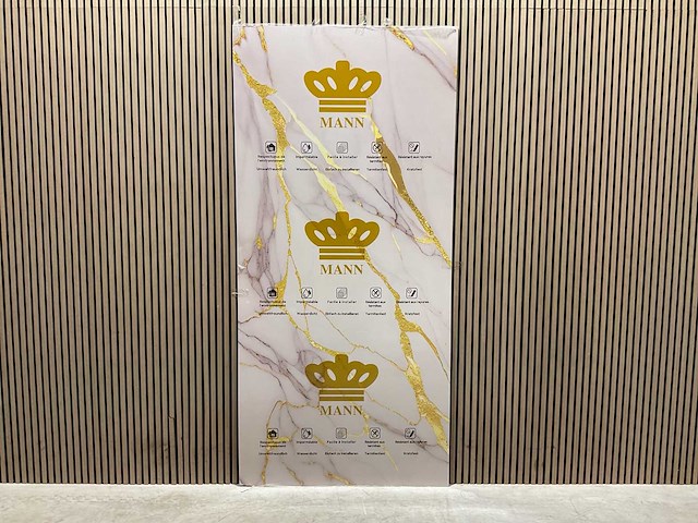 Mann 30234 260x122x40cm douche & badwand 4 panelen - afbeelding 12 van  19