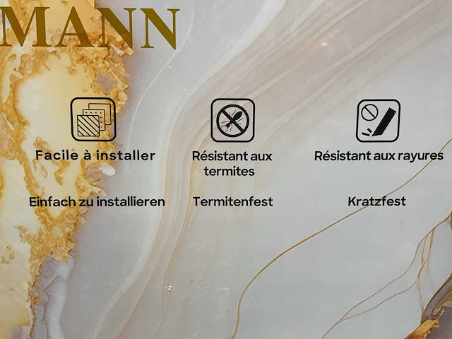Mann 30235 2600x1220x4 mm douche & badwand - afbeelding 7 van  8