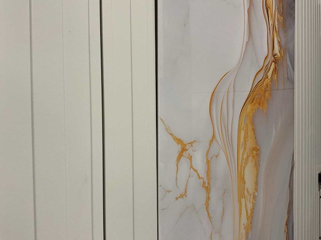 Mann 30235 260x122x40cm douche & badwand 4 panelen - afbeelding 5 van  19