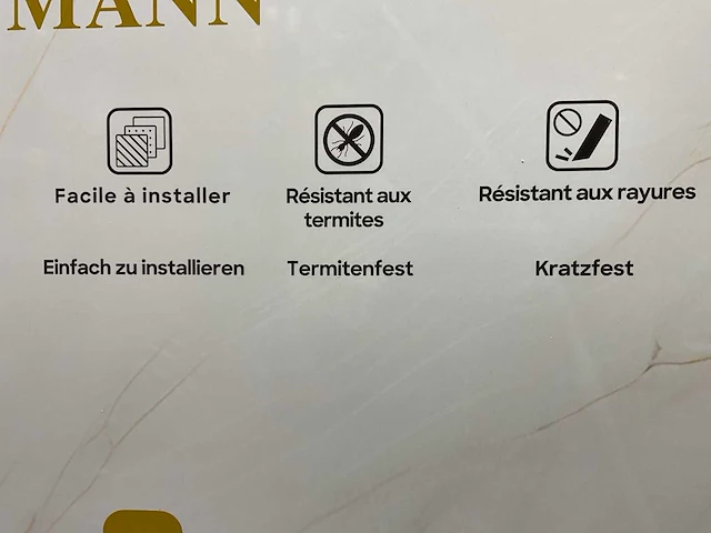 Mann 30236 2600x1220x4 mm douche & badwand - afbeelding 7 van  8