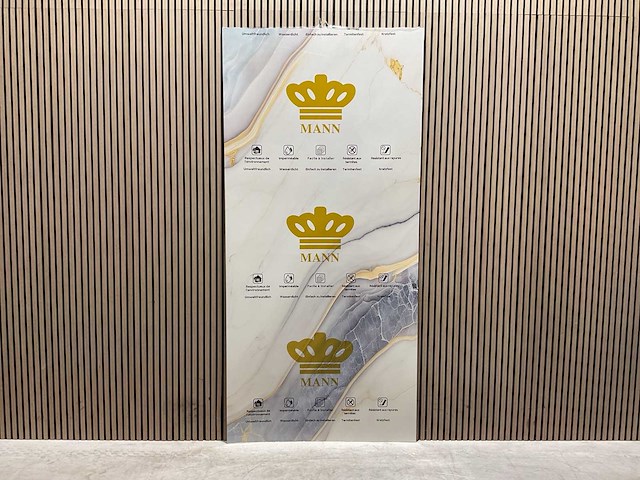 Mann 30236 260x122x40cm douche & badwand 4 panelen - afbeelding 10 van  17