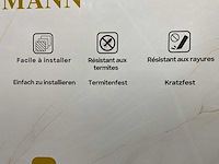 Mann 30236 260x122x40cm douche & badwand 4 panelen - afbeelding 7 van  8