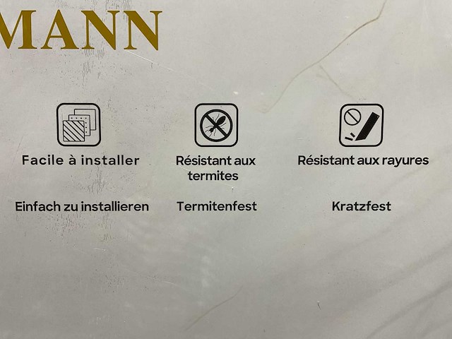 Mann 30237 260x122x40cm douche & badwand 4 panelen - afbeelding 7 van  8