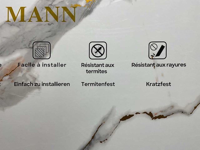 Mann 30241 260x122x40cm douche & badwand 4 panelen - afbeelding 14 van  19