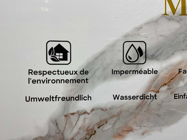 Mann 30241 260x122x40cm douche & badwand 4 panelen - afbeelding 13 van  19