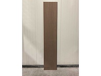 Mann black walnut 309 2600x520x18 akoestische wandpanelen 32 dozen 64 platen - afbeelding 1 van  4