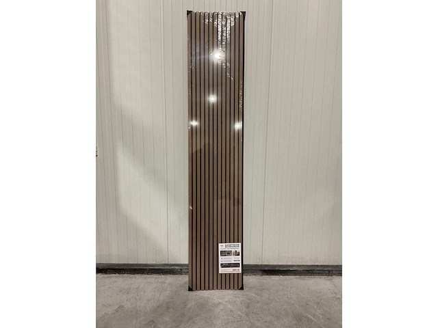 Mann black walnut 309 2600x520x18 akoestische wandpanelen 32 dozen 64 platen - afbeelding 4 van  4