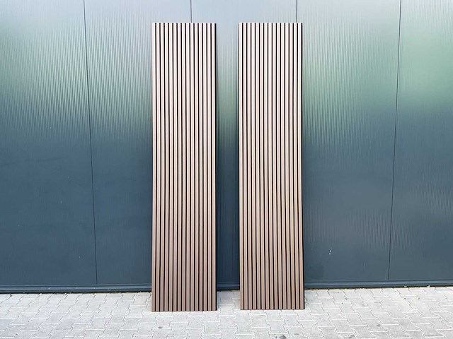 Mann brown 2700x600x18 akoestisch wandpaneel 10 dozen 20 panelen - afbeelding 1 van  8