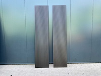 Mann dark brown 2700x600x18 akoestisch wandpaneel 5 dozen 10 panelen - afbeelding 1 van  7