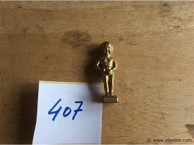 Manneke pis brons - afbeelding 1 van  2