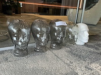 Mannequinhoofd koptelefoon-display (5x) - afbeelding 2 van  2