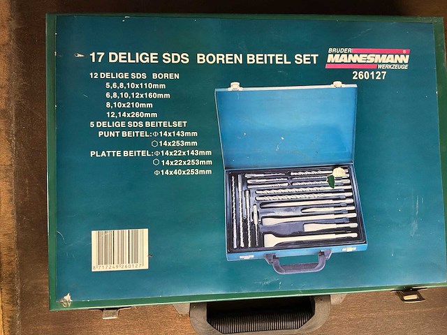 Mannesman boor en beitel set - afbeelding 5 van  5